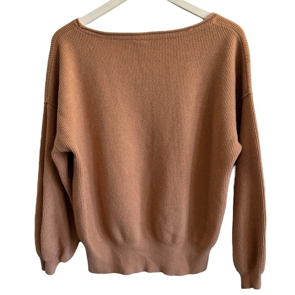 Free People Shadow Sweater, Tan, Size S - Picture 5 of 6